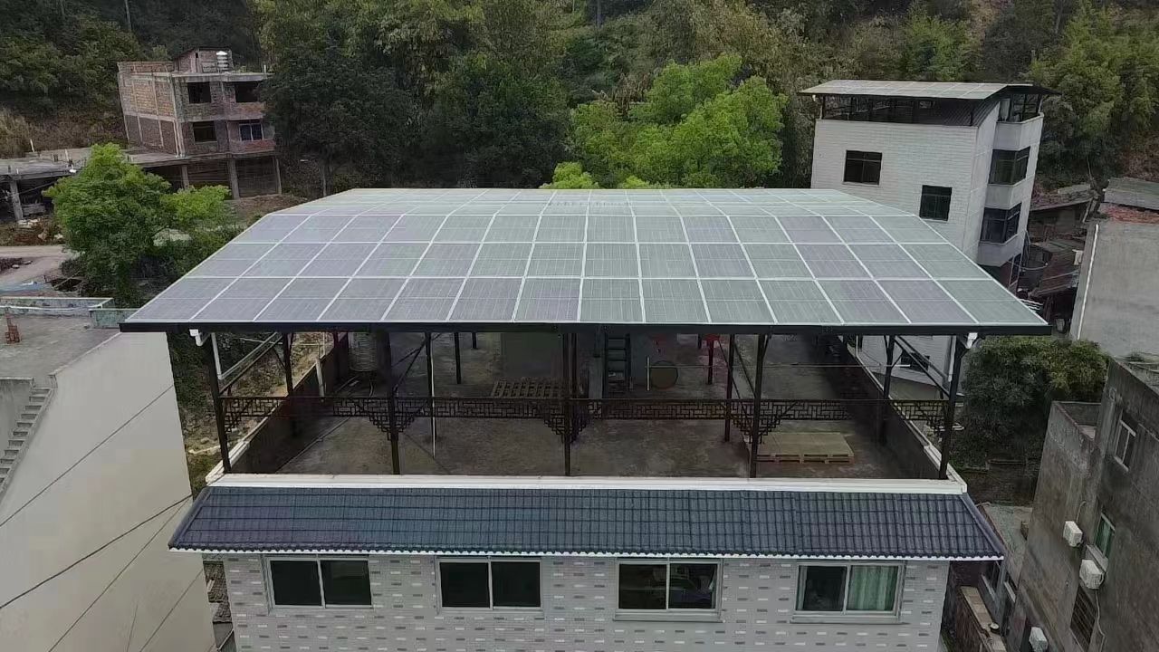 高安15kw+10kwh自建别墅家庭光伏储能系统